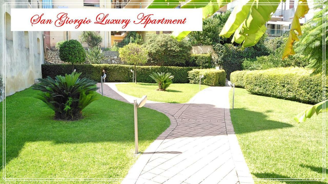 San Giorgio Luxury Apartment Taormina-Panoramic Pool & Parking Space Eksteriør billede